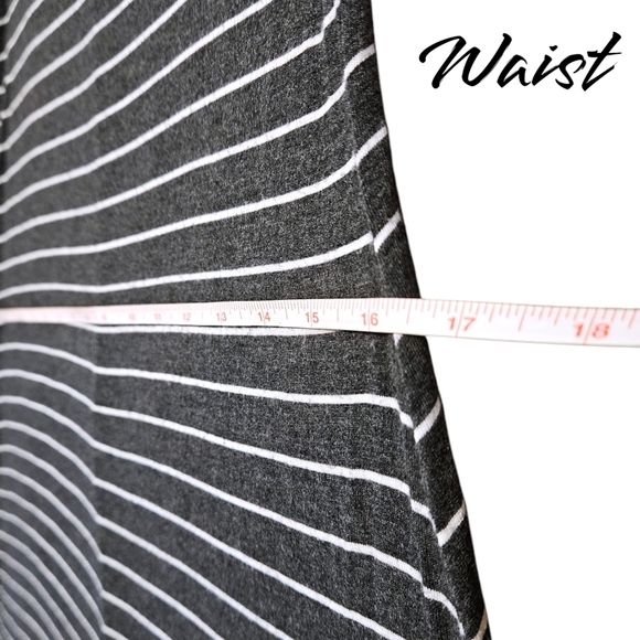 Striped Knit Tank Dress Sz S Criss Cross Back Granola Girl Normcore USA Y2K - Picture 8 of 12